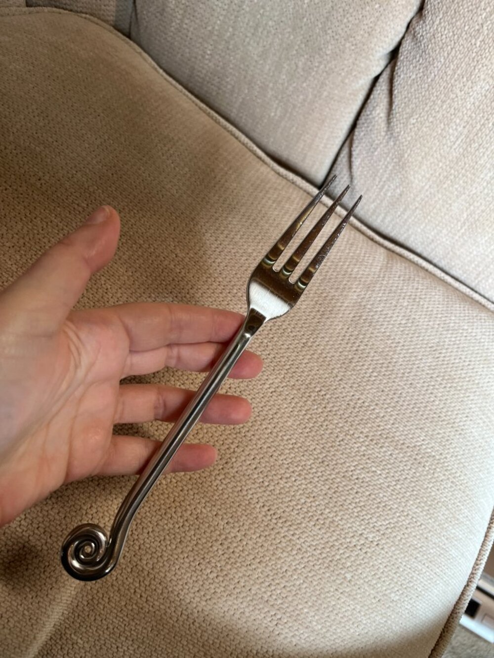Pottery Barn Fiddlehead Fork (Treble Clef - PBN17 Pattern)